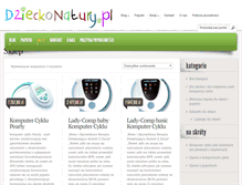 Tablet Screenshot of dzieckonatury.pl